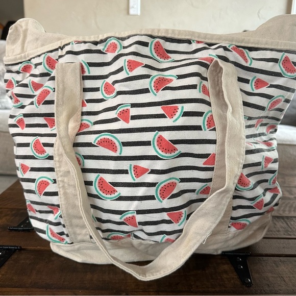 Handbags - Watermelon Print Tote Bag